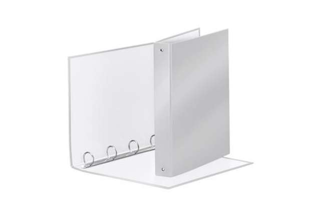 Immagine di Raccoglitore Meeting - 4 anelli tondi 30 mm - dorso 4 cm - 22x30 cm - PPL - grigio metallizzato - Es