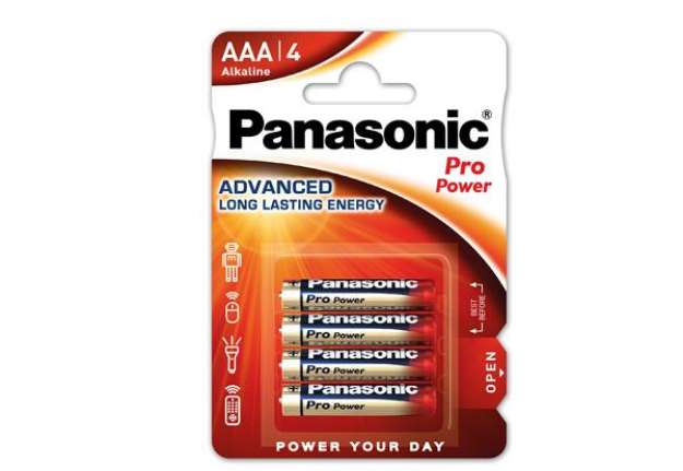 Immagine di Ministilo ProPower AAA LR03 - Panasonic - blister 4 pezzi