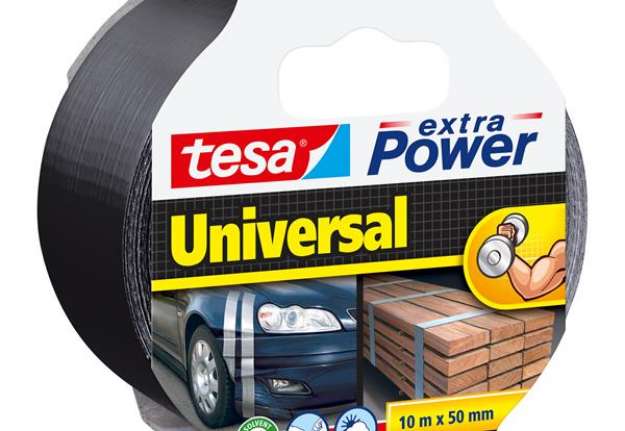 Immagine di Nastro adesivo Extra Power Universal - 5 cm x 10 m - nero - Tesa