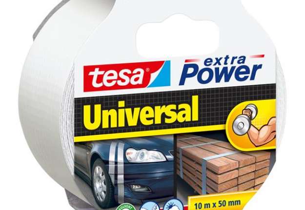 Immagine di Nastro adesivo Extra Power Universal - 5 cm x 10 m - bianco - Tesa