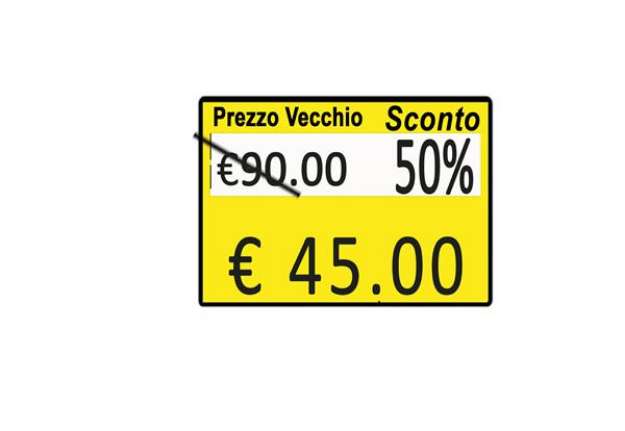 Immagine di Rotolo da 600 etichette per Printex Z 17 - PREZZO VECCHIO…SCONTO… - 26x19 mm - adesivo removibile -