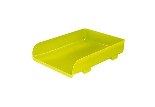 Immagine di Vaschetta portacorrispondenza Mydesk - 33,5 x 25,4 x 7 cm - verde - Arda