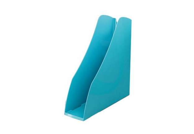 Immagine di Portariviste Mydesk - 26,6 x 27,8 cm - dorso 7,5 cm - turchese - Arda