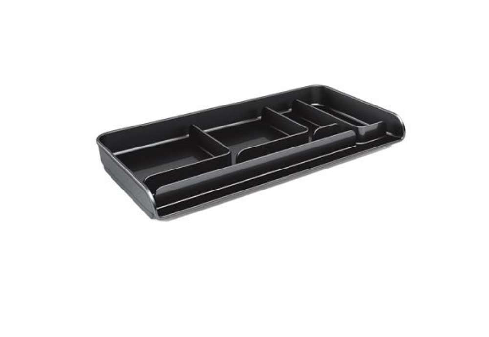 Immagine di Vaschetta portacancelleria Mydesk - 26,1 x 12,5 x 2,8 cm - nero - Arda