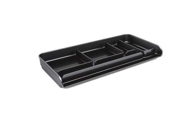 Immagine di Vaschetta portacancelleria Mydesk - 26,1x12,5x2,8 cm - nero - Arda