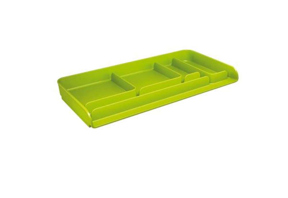 Immagine di Vaschetta portacancelleria Mydesk - 26,1 x 12,5 x 2,8 cm - verde - Arda