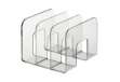 Immagine di Portariviste Trend - 3 scomparti - 21,5 x 21 cm - dorso 16,5 cm - trasparente - Durable
