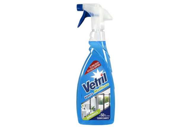 Immagine di Vetril vetri e multiuso - con ammoniaca - trigger da 650 ml - Vetril