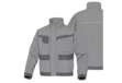 Immagine di Giacca da lavoro Mach 2 Corporate - tela/poliestere/cotone - taglia L - grigio chiaro/grigio scuro -
