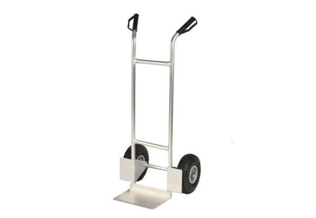 Immagine di Carrello portatutto HT200A - 47 x 47 x 120 cm - portata massima 150 kg - alluminio - Serena Group