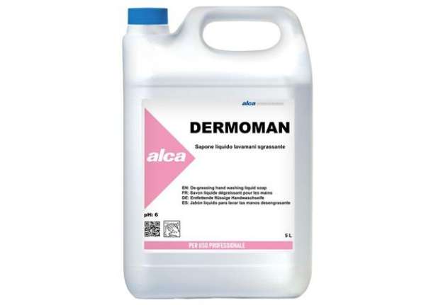 Immagine di Sapone liquido Dermoman - fiorito - sporco medio - Alca - tanica da 5 L