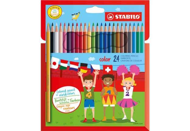 Immagine di Pastelli Stabilo Color - diametro mina 2, 5 mm - Stabilo - astuccio 24 pezzi