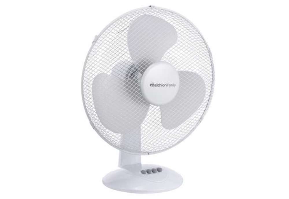 Immagine di Ventilatore da tavolo - 3 velocità - pala diametro 40 cm - 35 W - 41,4 x 51,8 x 23,9 cm - Melchioni