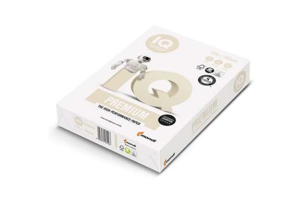 Immagine di Carta IQ Premium - A4 - 120 gr - bianco - Mondi - conf. 250 fogli