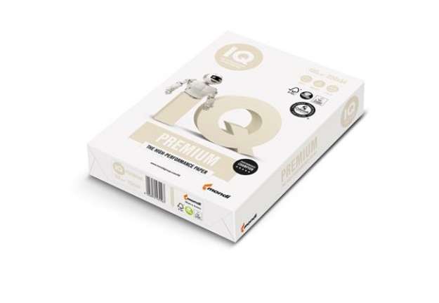 Immagine di Carta IQ Premium - A4 - 160 gr - bianco - Mondi - conf. 250 fogli