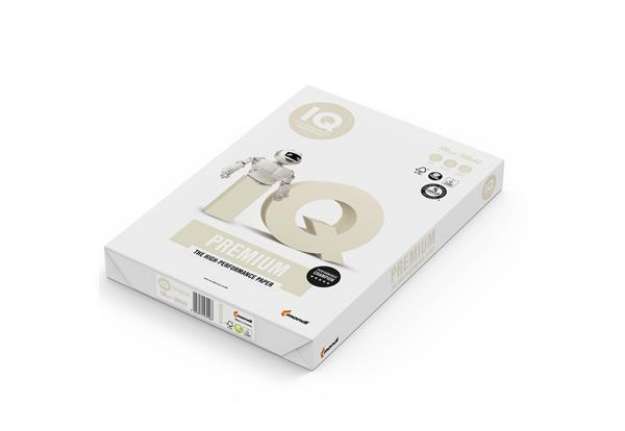 Immagine di Carta IQ Premium - A3 - 100 gr - bianco - Mondi - conf. 500 fogli