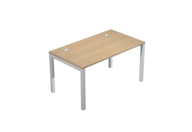 Immagine di Scrivania singola Agorà - 140 x 80 x 72,5 cm - rovere