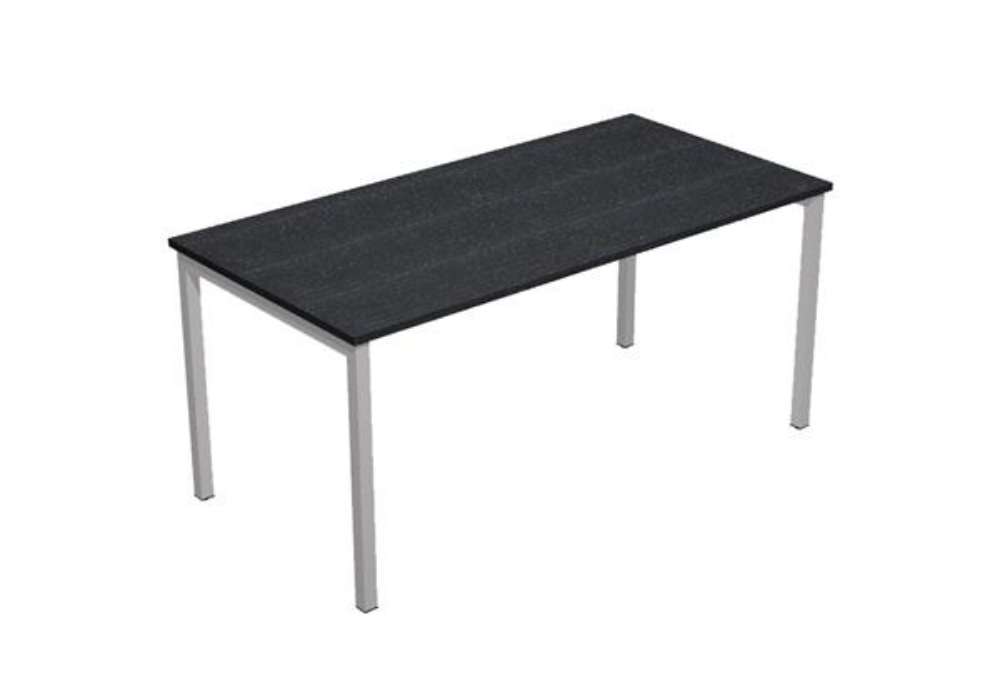 Immagine di Scrivania Easy Plus - lineare - 140 x 80 x 72,5 cm - nero venato