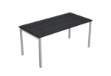 Immagine di Scrivania Easy Plus - lineare - 140 x 80 x 72,5 cm - nero venato