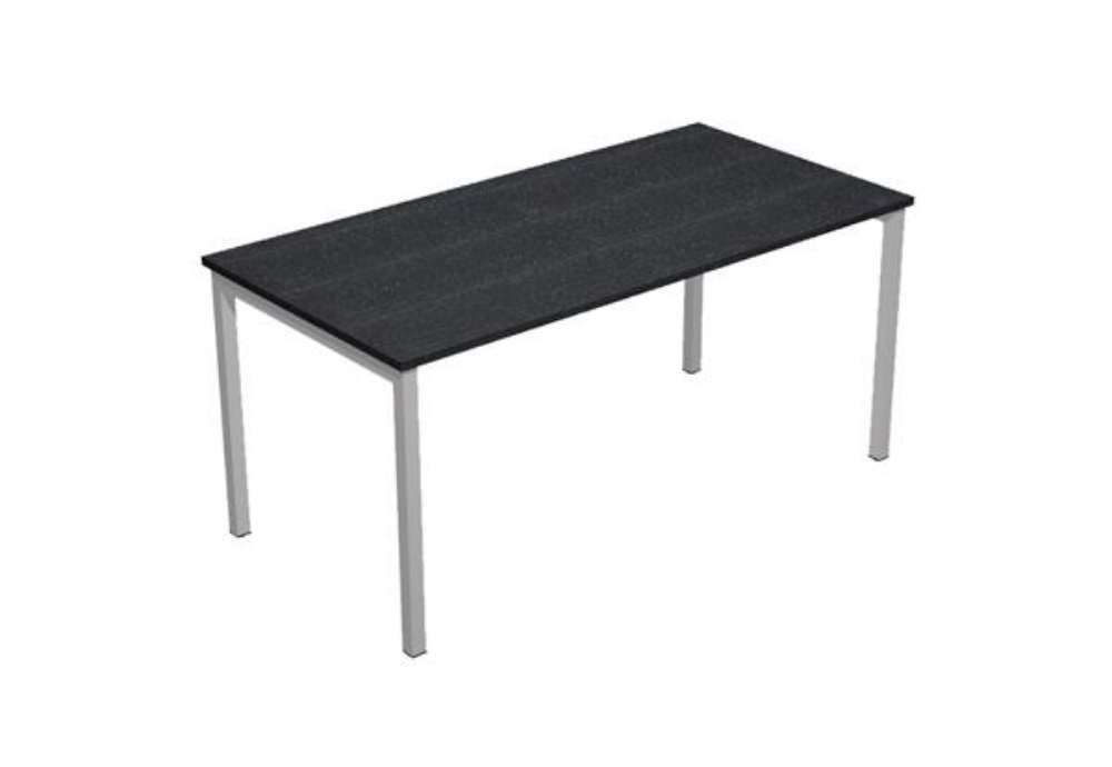Immagine di Scrivania Easy Plus - lineare - 180 x 80 x 72,5 cm - nero venato