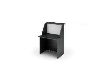 Visualizza i dettagli per Modulo Prestige reception sopralzo/desktop - 80 x 76,1 x 117 cm - nero venato/bianco Immagine di Modulo Prestige reception sopralzo/desktop - 80 x 76,1 x 117 cm - nero venato/bianco