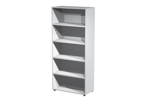 Immagine di Armadio modulare - a giorno - 90 x 44 x 200 cm - grigio