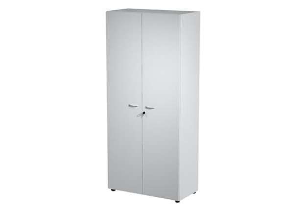 Immagine di Armadio modulare - a 2 ante alte - 90 x 45,8 x 200 cm - grigio