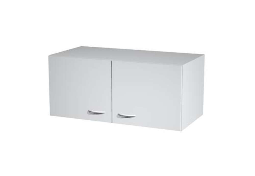 Immagine di Sopralzo per armadi modulari - a 2 ante - 90 x  45,8 x 40 cm - grigio