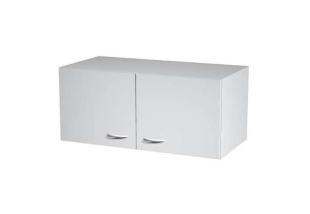 Immagine di Sopralzo per armadi modulari - a 2 ante - 90 x  45,8 x 40 cm - grigio