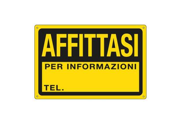 Immagine di Cartello segnalatore - 30x20 cm - AFFITTASI - PPL - Cartelli Segnalatori