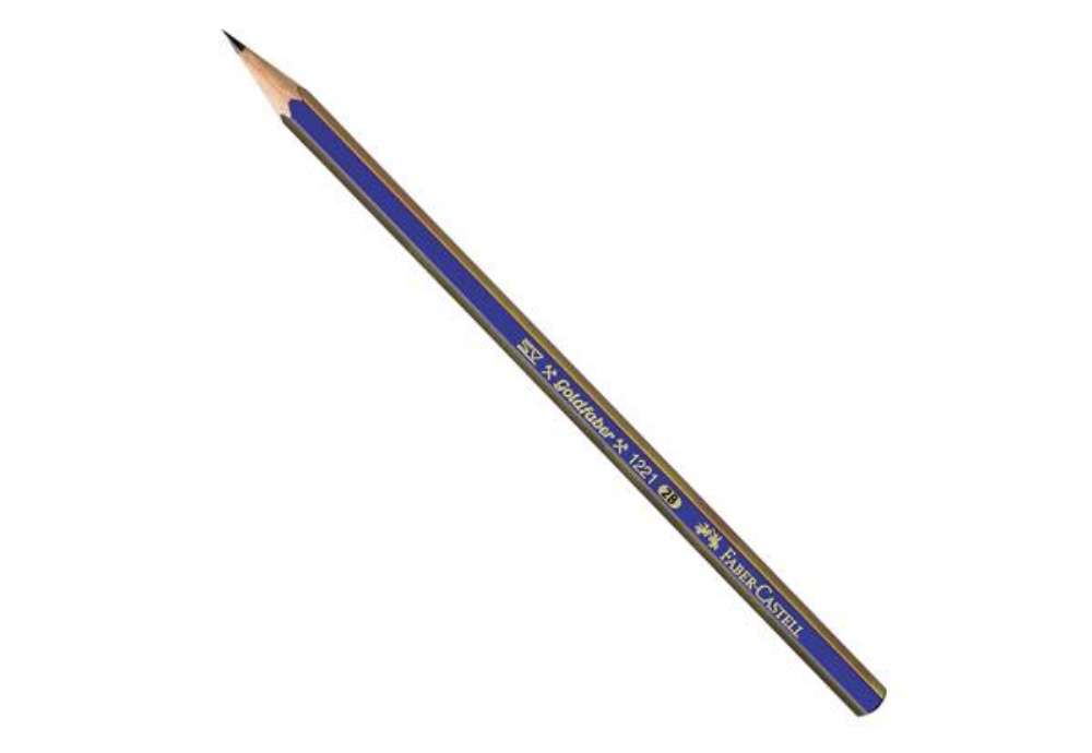 Immagine di Matita in grafite Goldfaber 1221 - esagonale - gradazione 2B - Faber-Castell