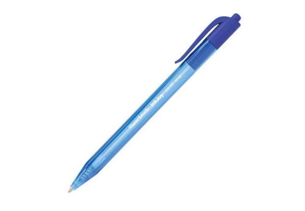 Immagine di Penna a sfera a scatto Inkjoy 100 RT  - punta 1,0mm - blu - Papermate