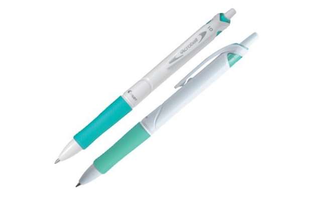 Immagine di Penna a sfera a scatto Acroball Pure White Begreen - punta 1,0mm - verde  - Pilot