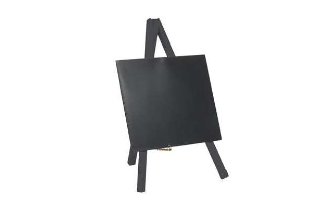 Immagine di Mini Lavagna con cavalletto nero - 24,4 x 15 cm - nero - Securit