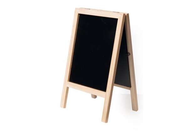 Immagine di Mini Lavagna Sandwich - 25 x 15,2 cm - faggio - Securit