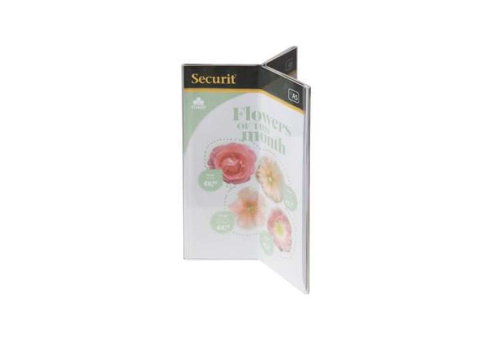Immagine di Display Portamenù a Y - 14,8 x 21 cm (A5) - Securit