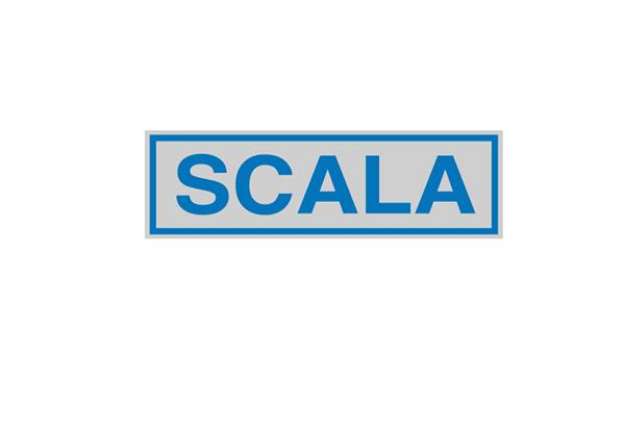 Immagine di Targhetta adesiva - SCALA - 16,5 x 5 cm - Cartelli Segnalatori