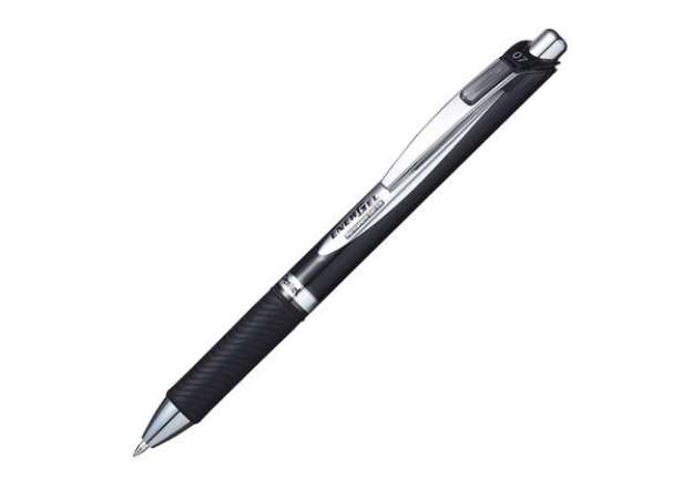 Immagine di Roller a scatto Energel XM Permanent - punta 0,7mm  - nero - Pentel