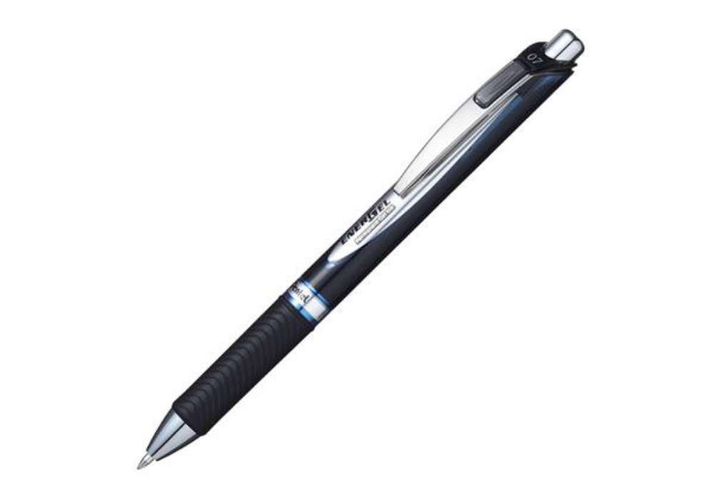 Immagine di Roller a scatto Energel XM Permanent  - punta 0,7mm  - blu - Pentel