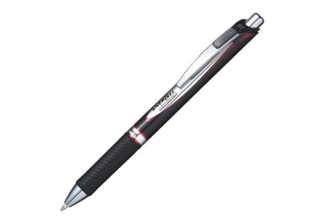 Immagine di Roller a scatto Energel XM Permanent  - punta 0,7mm - rosso - Pentel