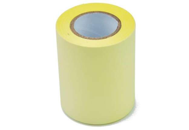 Immagine di Rotolo ricarica carta autoadesiva - giallo pastello - 59mm x 10mt - per Memoidea Tape Dispenser - It