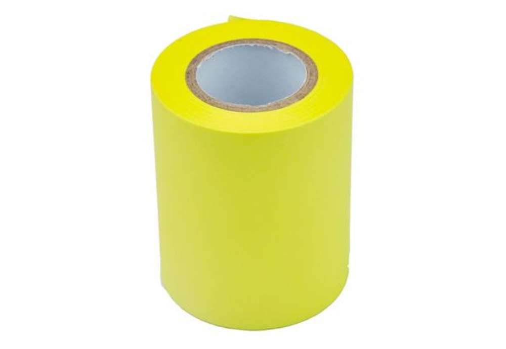 Immagine di Rotolo ricarica carta autoadesiva - giallo neon - 59mm x 10mt - per Memoidea Tape Dispenser - Iterne