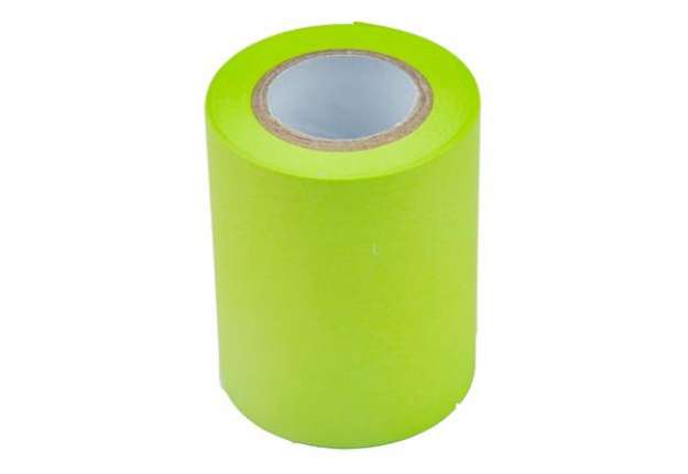 Immagine di Rotolo ricarica carta autoadesiva - verde neon - 59mm x 10mt - per Memoidea Tape Dispenser - Iternet
