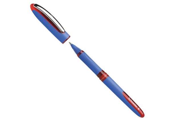 Immagine di Roller One Hybrid C con cappuccio - tratto 0,5mm - rosso - Schneider