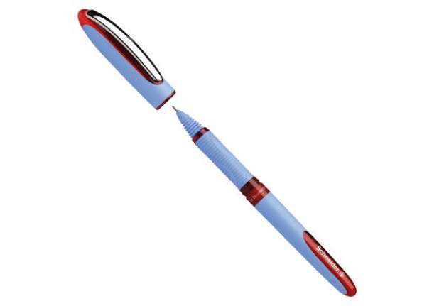 Immagine di Roller One Hybrid N con cappuccio  - tratto 0,3mm - rosso - Schneider