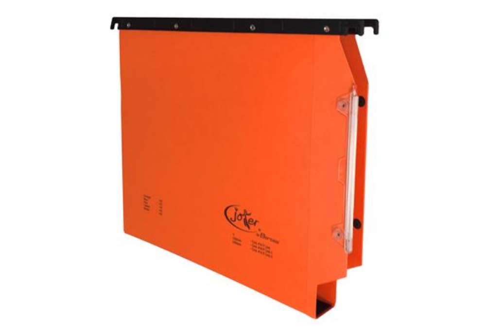 Immagine di Cartella sospesa Joker - armadio - interasse 33 cm - fondo U - 33 x 28 cm - arancio - Bertesi