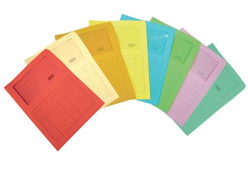 Immagine di Cartellina a L con finestra Sintex - 120 gr - A4 - acquamarina - Blasetti - conf. 50 pezzi