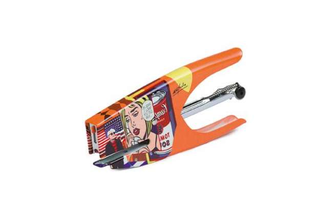Immagine di Cucitrice a pinza Pop Art - punti 6/4 - Pop Fantasy - acciaio cromato - Iternet