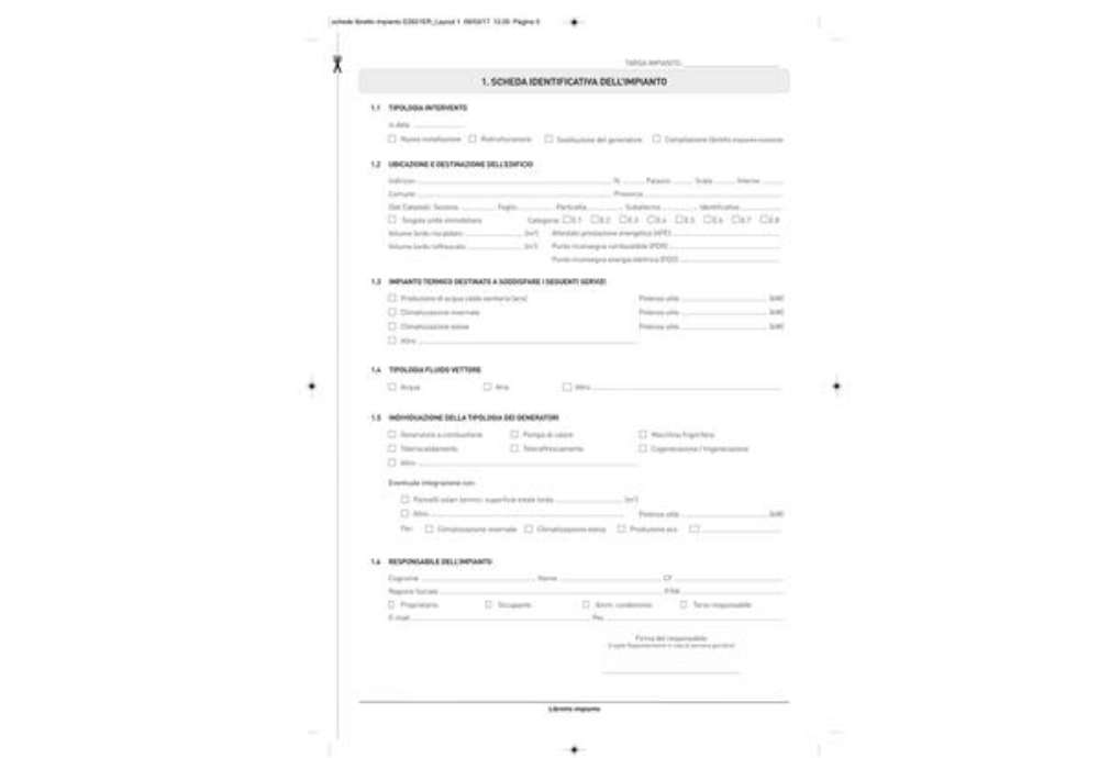 Immagine di Libretto impianto climatizzazione Emilia Romagna - 297 x 210mm - 48 fogli - Edipro