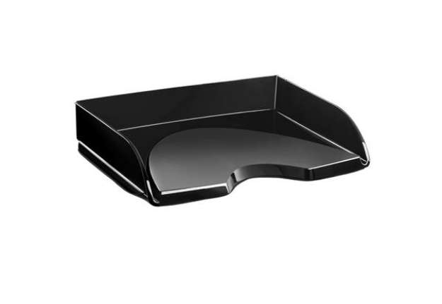 Immagine di Vaschetta portacorrispondenza - apertura frontale - 26 x 35,1 x 6,9 cm - nero crystal - Cep